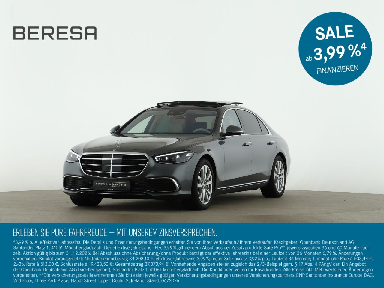 MERCEDES-BENZ S 400 d 4M Lang Standhz Pano Airmatic Massage