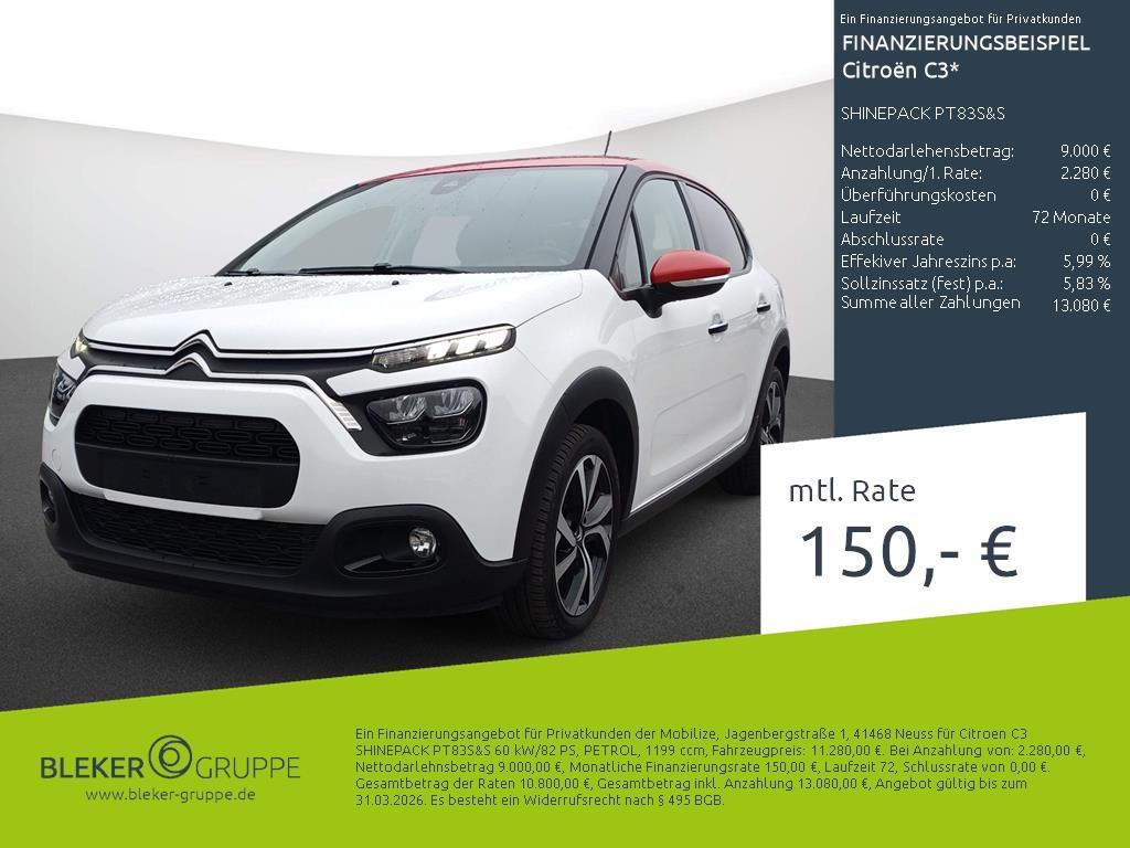 Citroën C3 SHINEPACK PT83S&S