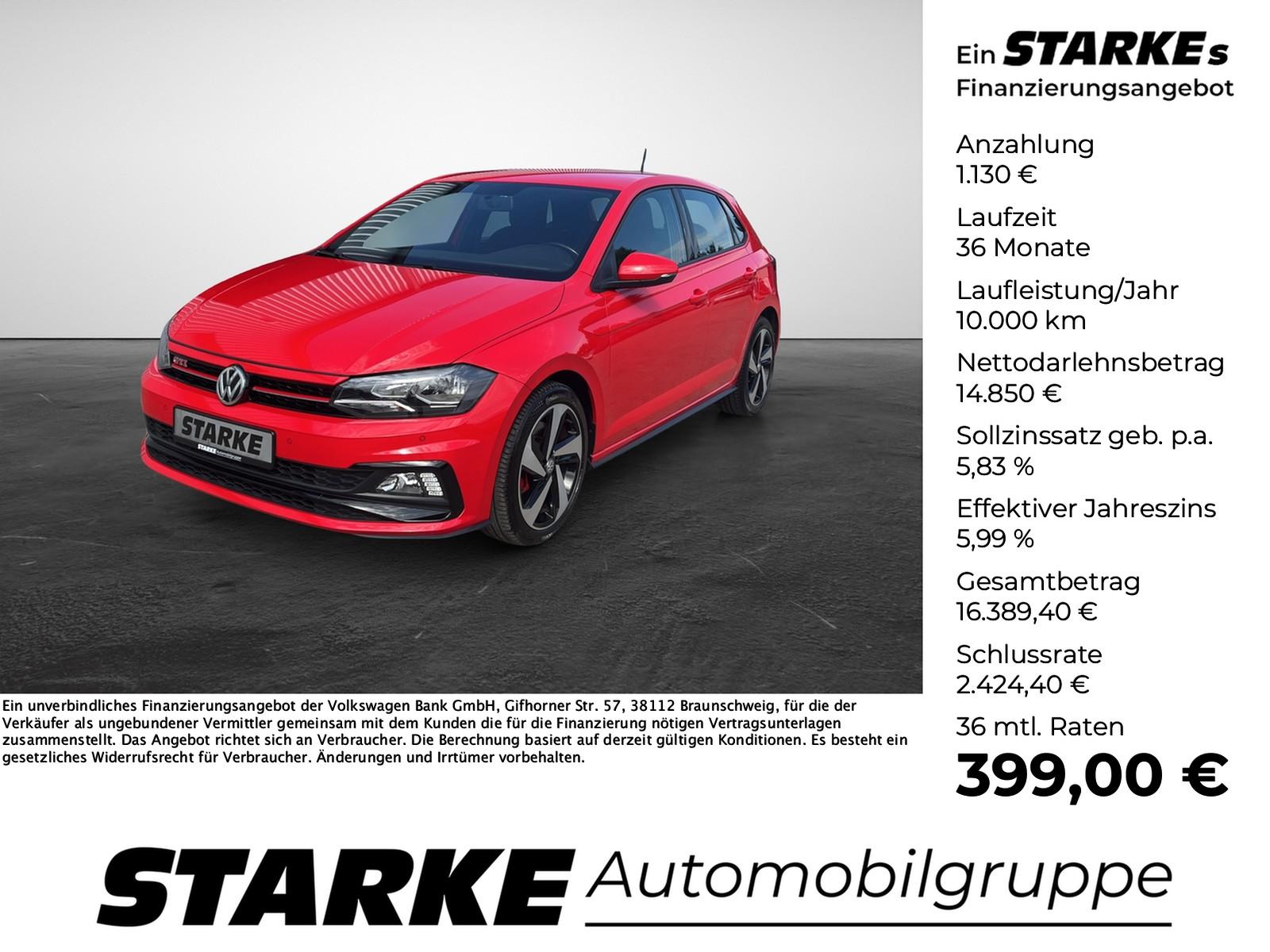 Volkswagen Polo GTI 2.0 TSI DSG  PDC LM Klima