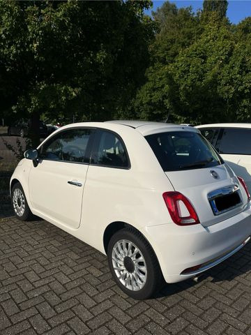 Fiat 500 weiß, Panoramadach, 1.2L, 69PS