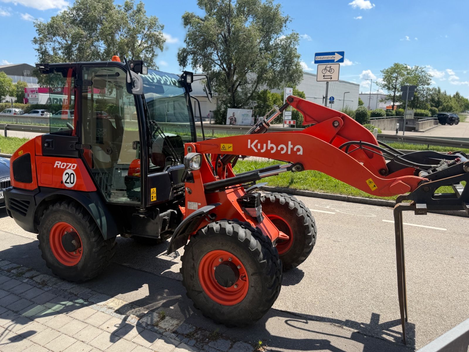 Fahrzeugabbildung Kubota R070 Schaufel, Gabel Top