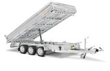 Humbaur HTK 3500.41 Alu Tridem 3-Achser Anhänger - Humbaur Htk 3500