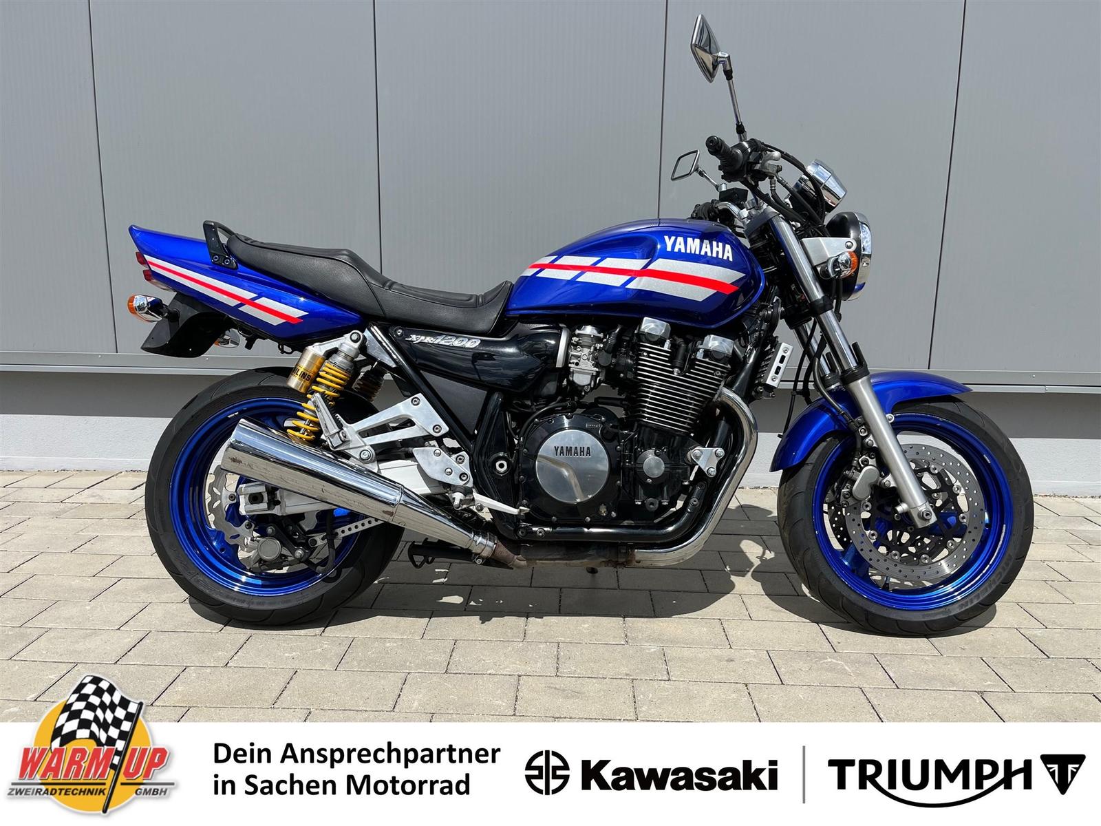 Yamaha XJR 1200 Christian Sarron blue