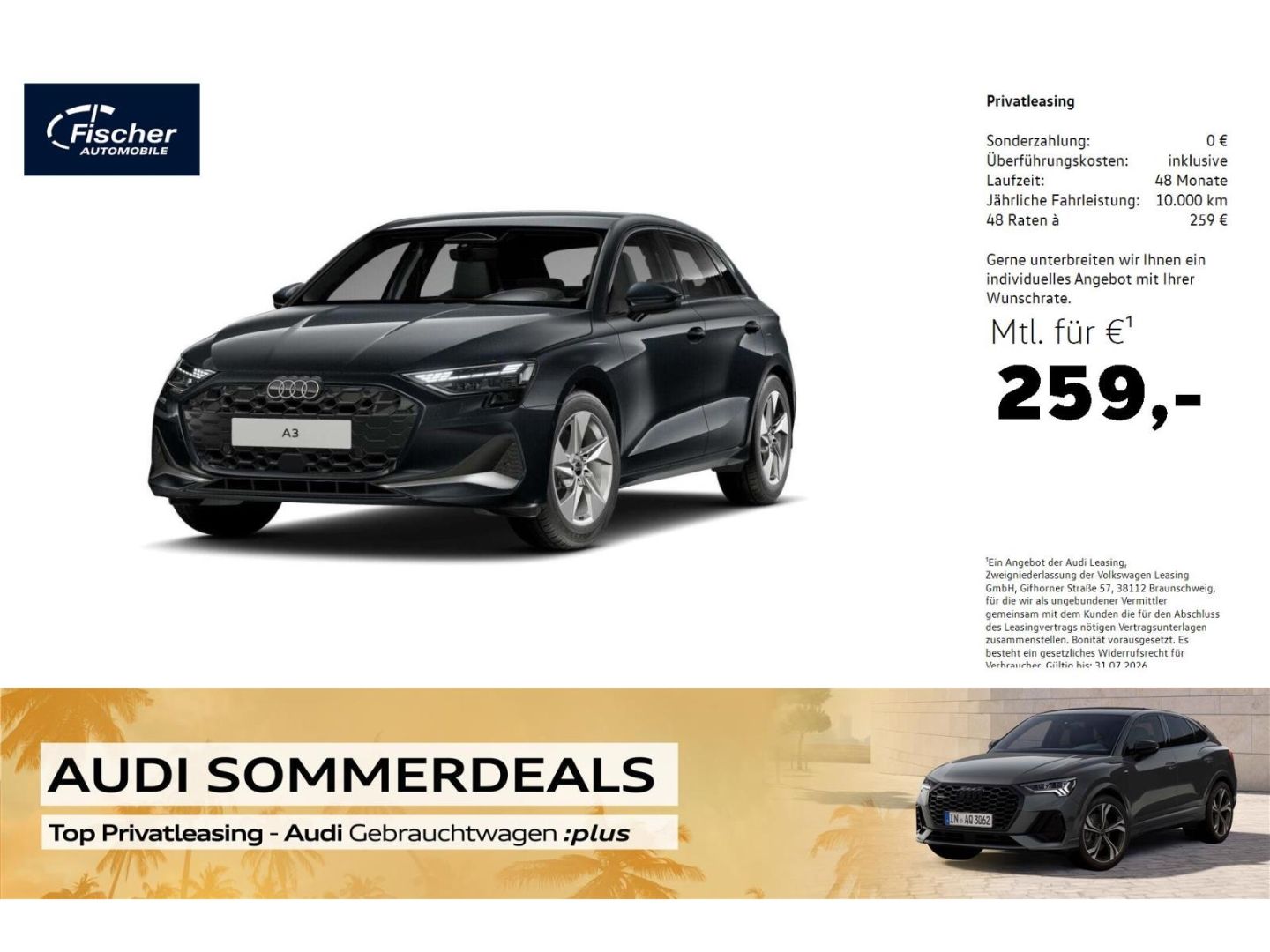 Audi A3 Sportback TFSI S-Tronic NAV/RFK/Sportsitze