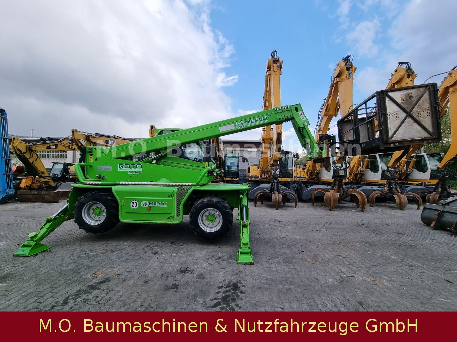 Fahrzeugabbildung Merlo Roto 38.16 S / SW / Gabel /Schaufel / Haken /