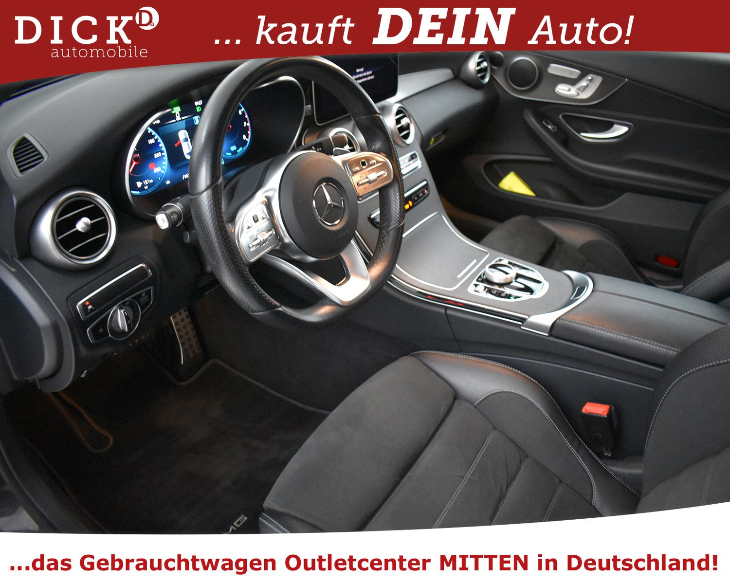 MERCEDES-BENZ C 200 Coupe 2X AMG Line NIGHT+WIDES+LED+KAM+ACC+ - Image 8