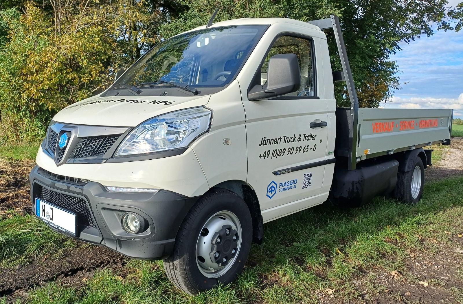 Piaggio Porter NP6 Zwillingsbereift Kipper Long Range