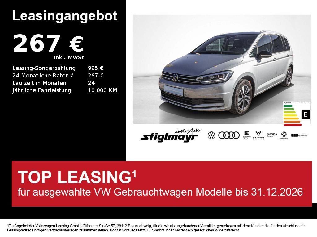 Volkswagen Touran Energy 1.5 TSI DSG KAMERA+SITZHG+NAVI+LED
