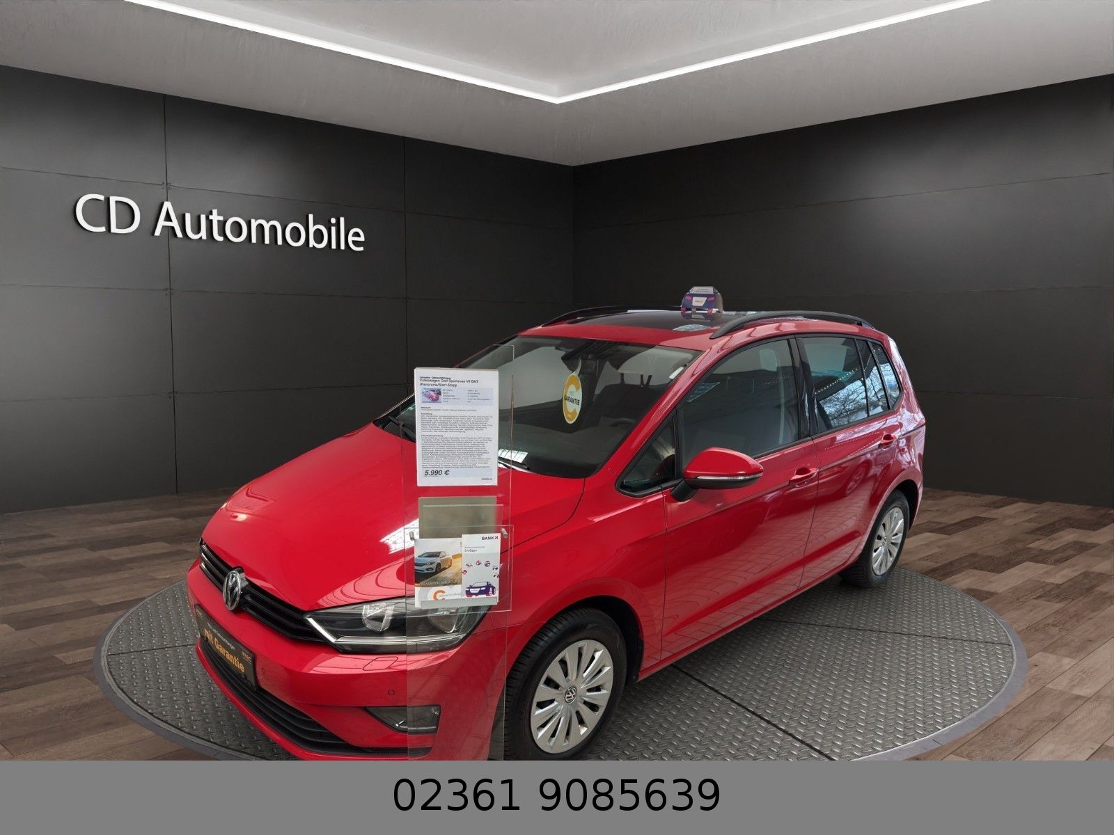 Fahrzeugabbildung Volkswagen Golf Sportsvan VII BMT/Panorama/Start-Stopp
