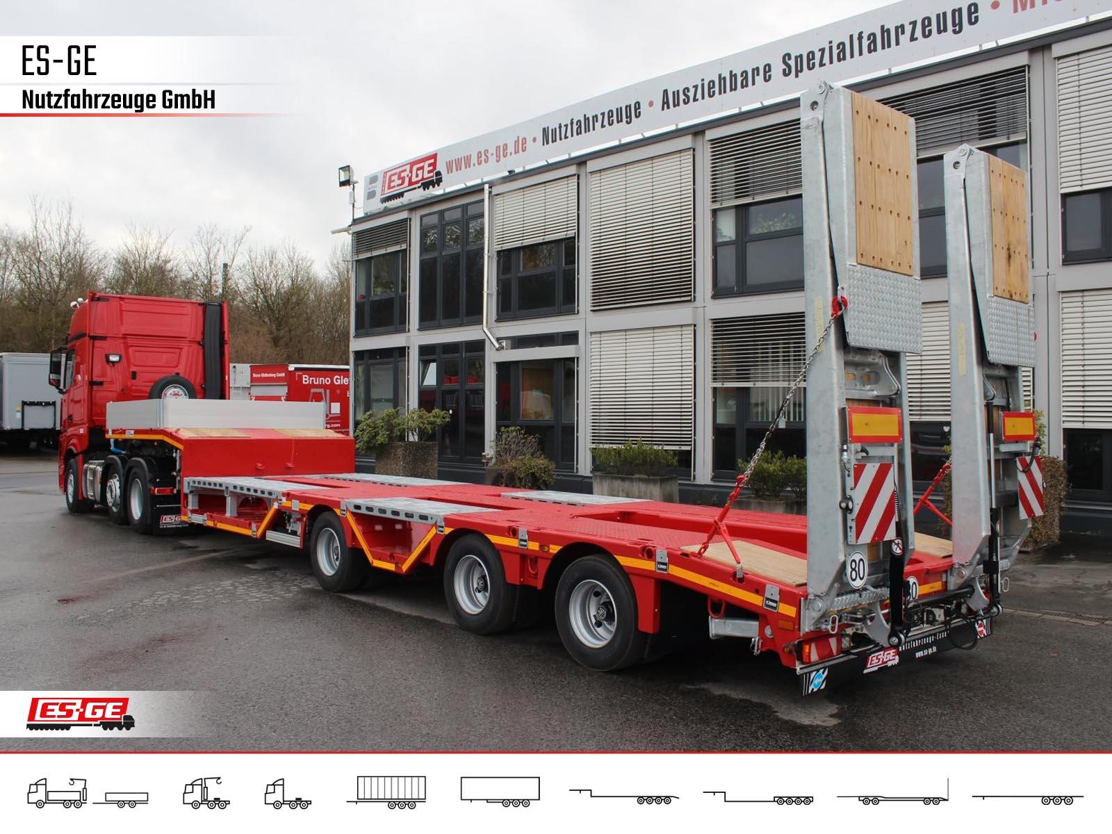 Faymonville MAX Trailer MAX100 Semi-Tieflader Radmulden