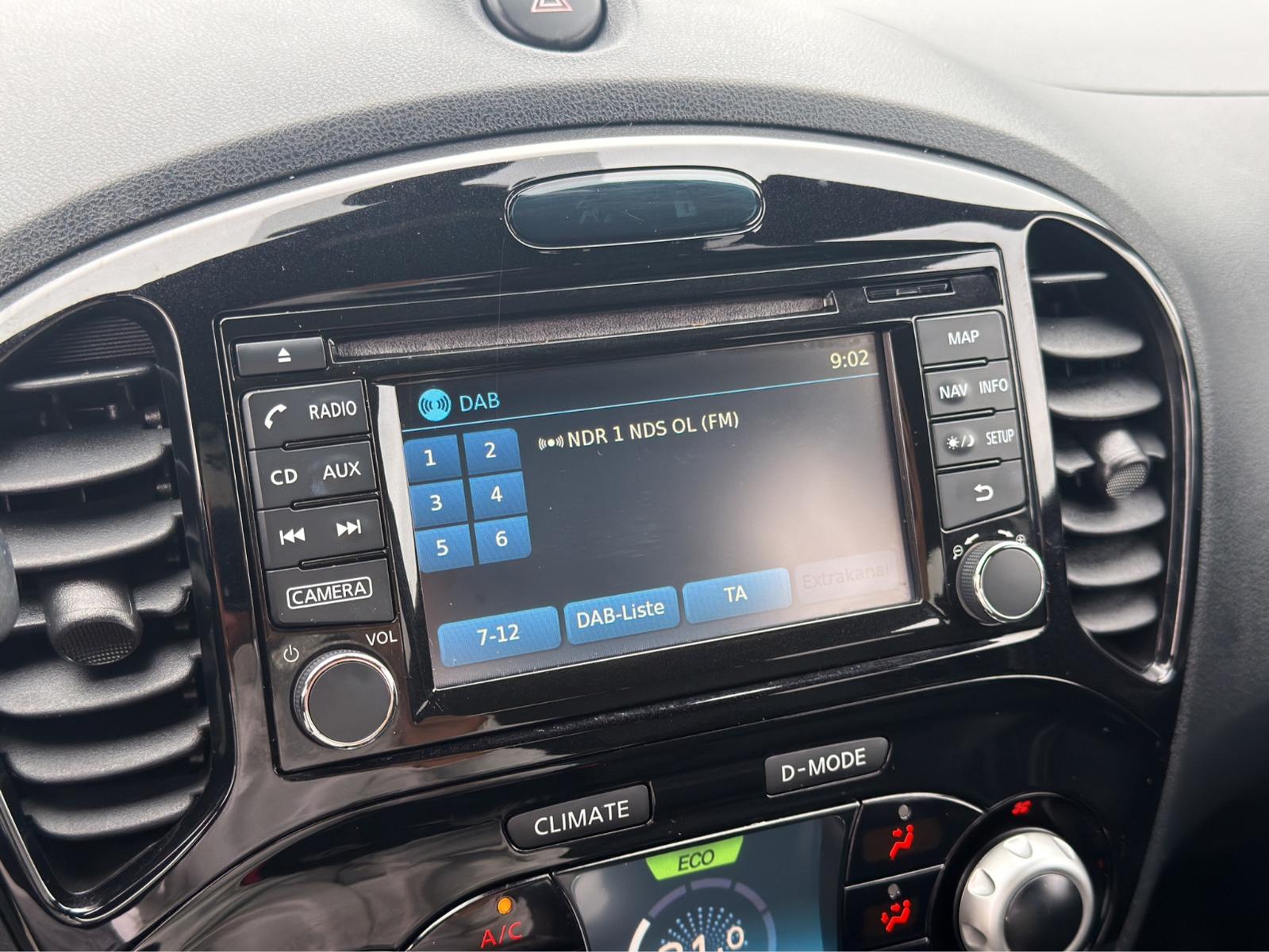 Nissan Juke 1.2 SITZH LED NAV KAM GJR TÜV+Insp. NEU 17'