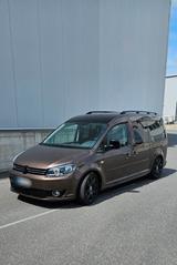 Volkswagen Caddy Maxi, standh., klima, einpark,tiefer ,alu