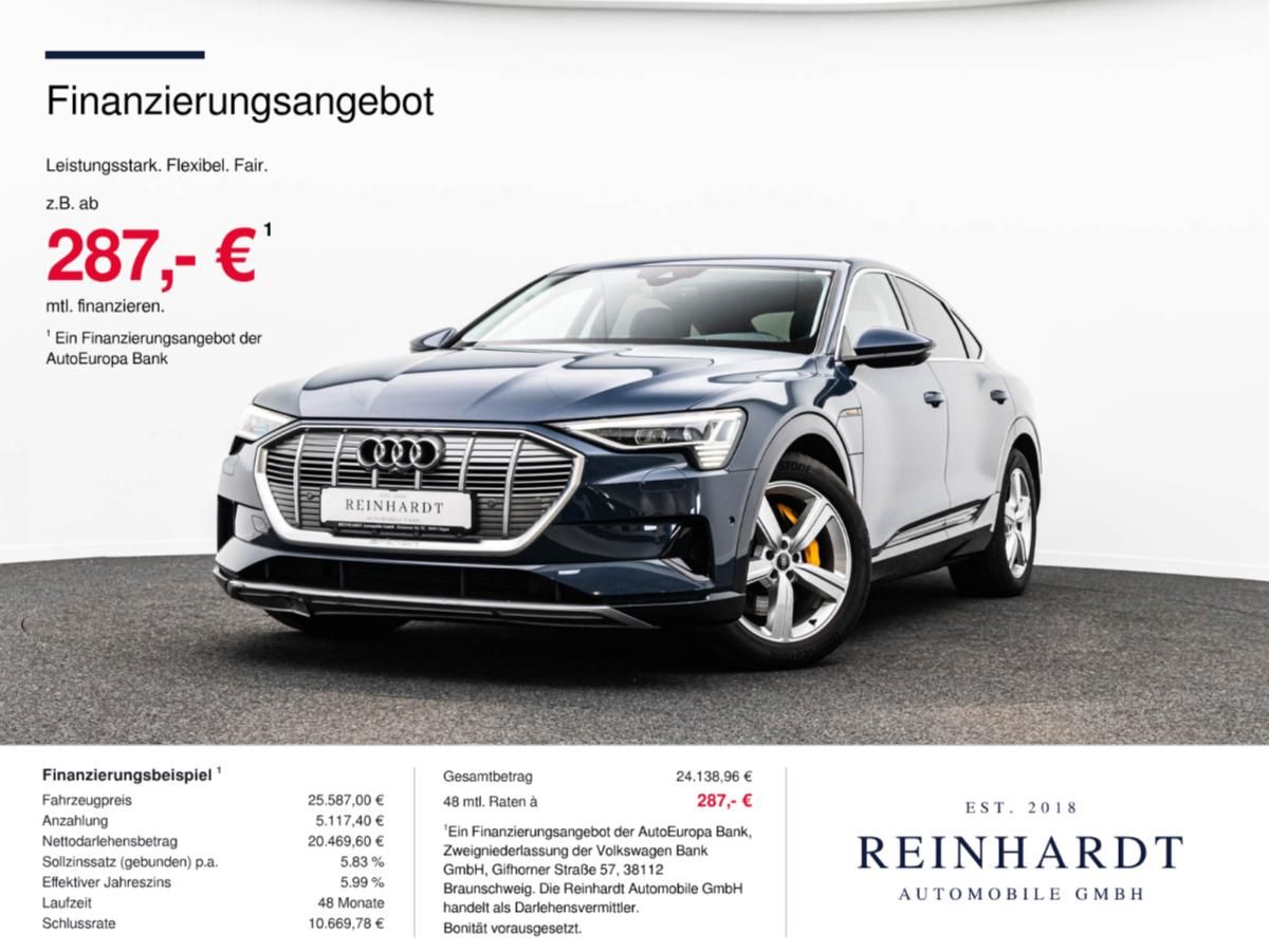 Audi E-TRON SPORTBACK 50 ADVANCED/MTRX/PANO/360°/B&O