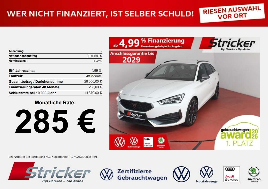 Cupra Leon SP VZ 2.0TSI DSG 285,-ohne Anzahlung Navi S