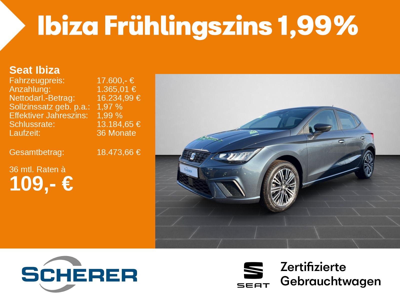 Seat Ibiza Style Edition 1.0 TSI CARPLAY VIRTUAL SHZ