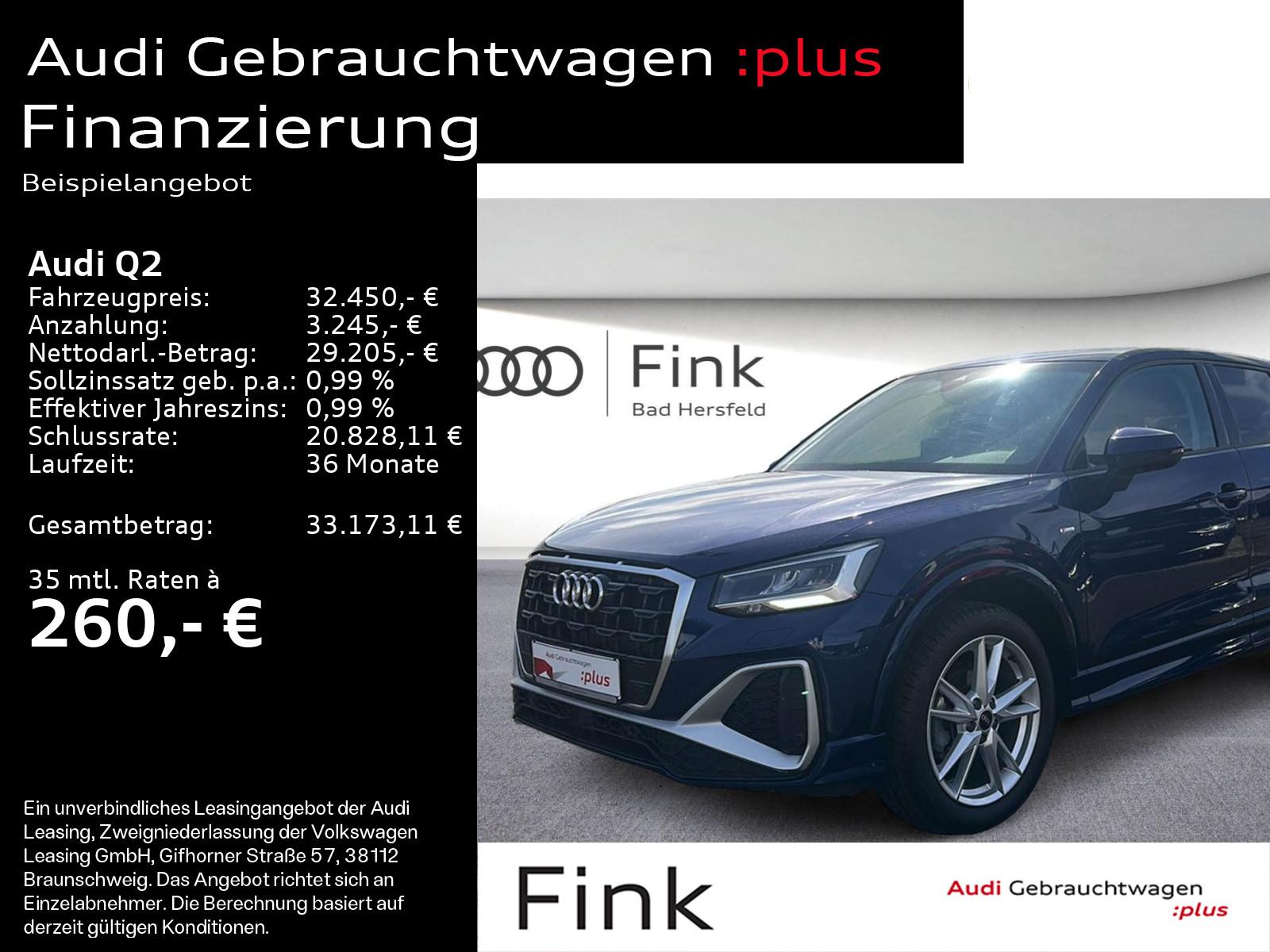 Audi Q2 S line 35 TFSI Navi Kamera