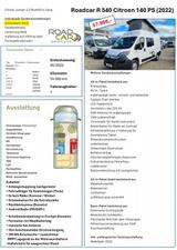 Roadcar R 540, Aufstelldach, AHK, CAM, 1.Hd - ab 48.805€ - Offers