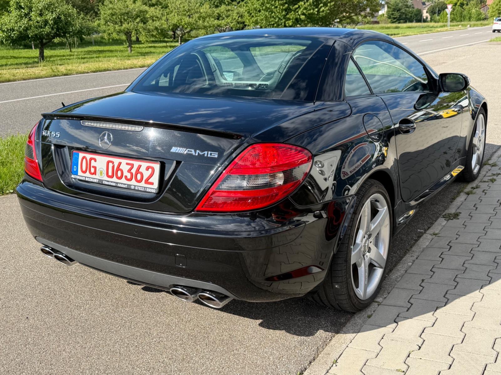 Mercedes-Benz SLK 55 AMG Roadster 360ch - 1 ère main - Navi - Sièges chauffants - Pneus été
