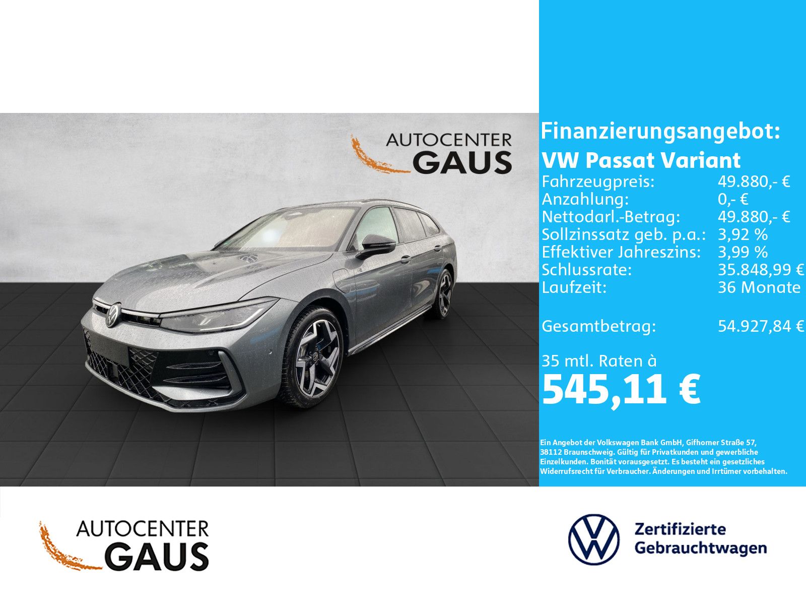 Passat Variant R-Line 1.5 TSI eHybrid AHK*Pano
