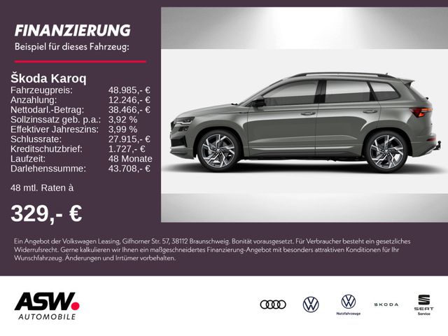 Skoda Karoq Sportline 2,0TSI DSG 4x4 CANTON PANO AHK