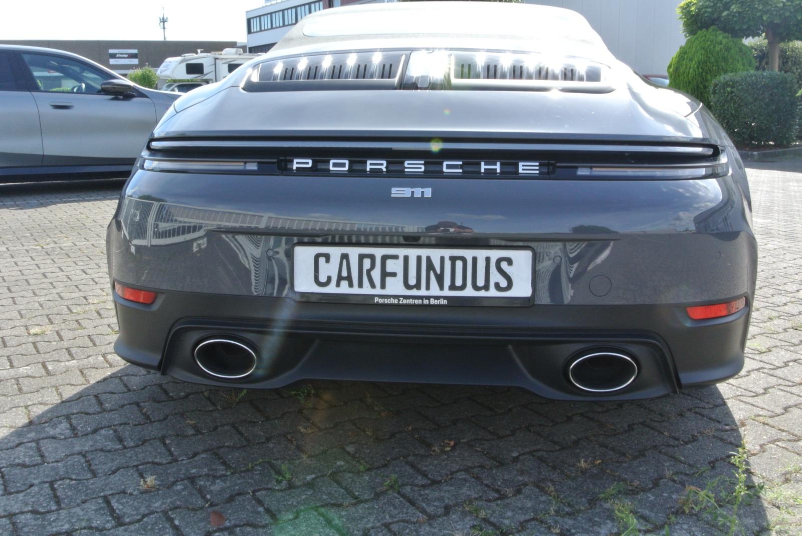 Porsche 992 cab,schiefer/schw,21",Abgas,Vollled,bose,ACC