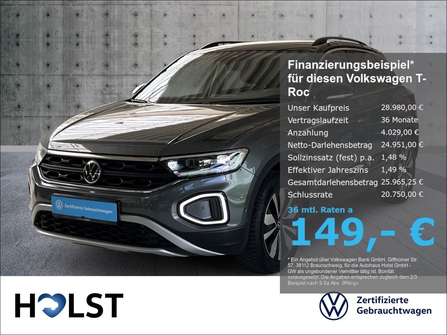 Volkswagen T-Roc 2.0TDI DSG GOAL AHK RüFaKa GJR NAVI ACC foto 1