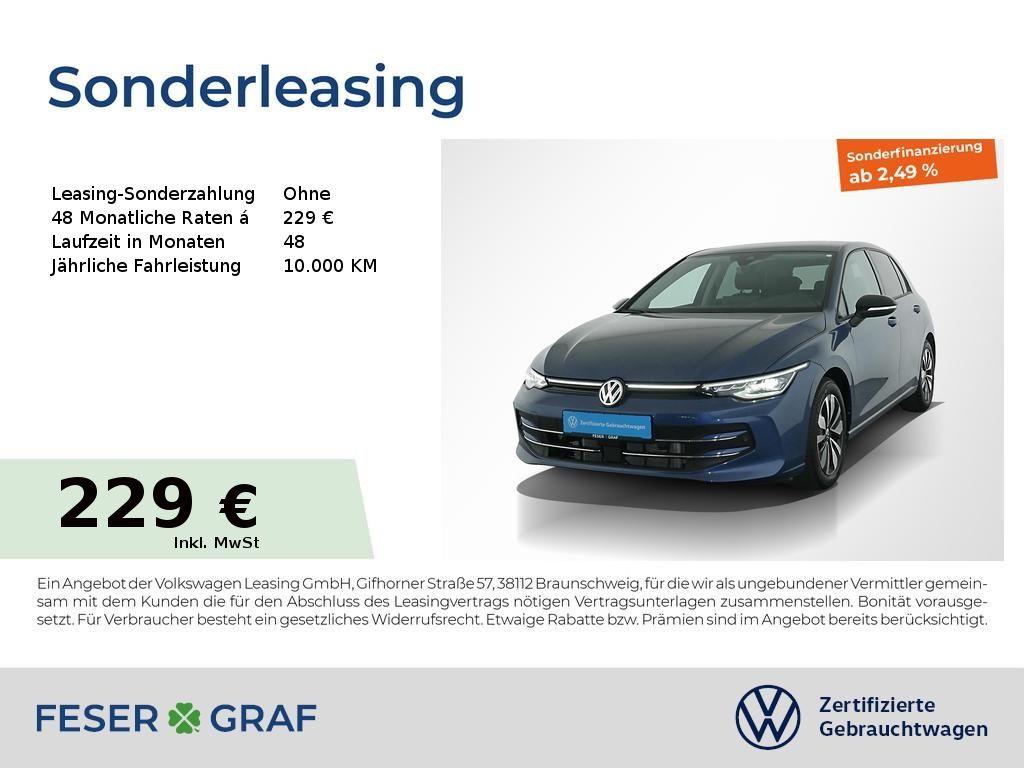 Volkswagen Golf 8 Goal 1.5 TSI DSG Navi AHK Kamera LED SiHz