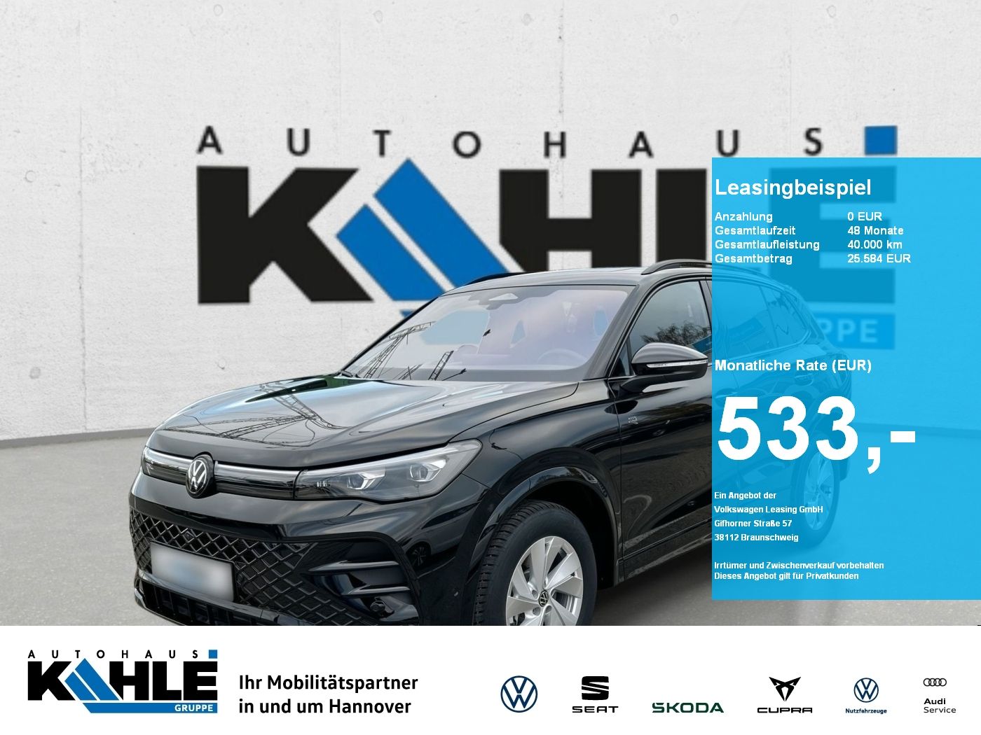 Volkswagen Tiguan R-Line 2.0 l TSI OPF 4MOTION DSG 4Motion