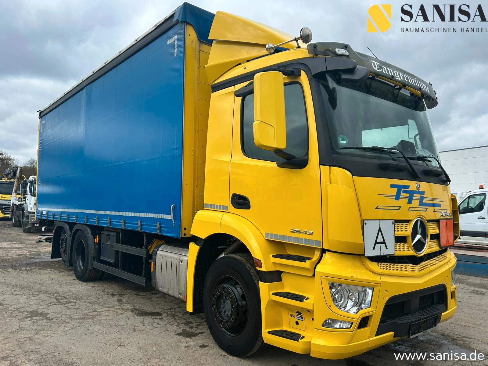 Mercedes-Benz Actros 2543/Schiebe Gardienen/Edscha Verdeck