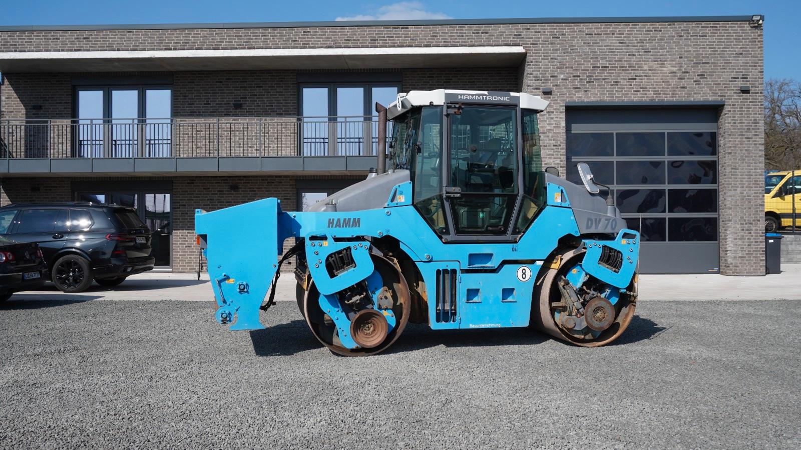 Hamm DV 70 VV Walze Tandemwalze Splittstreuer