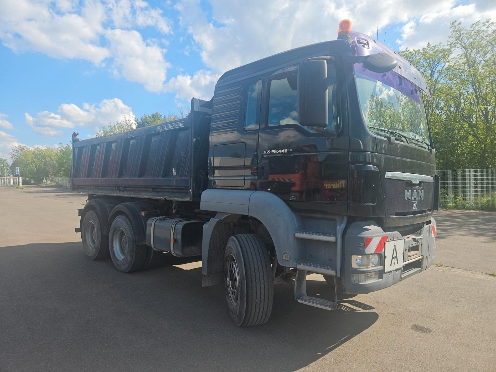 MAN TGS 26.440 6x4 Dreiseitenkipper Meiller