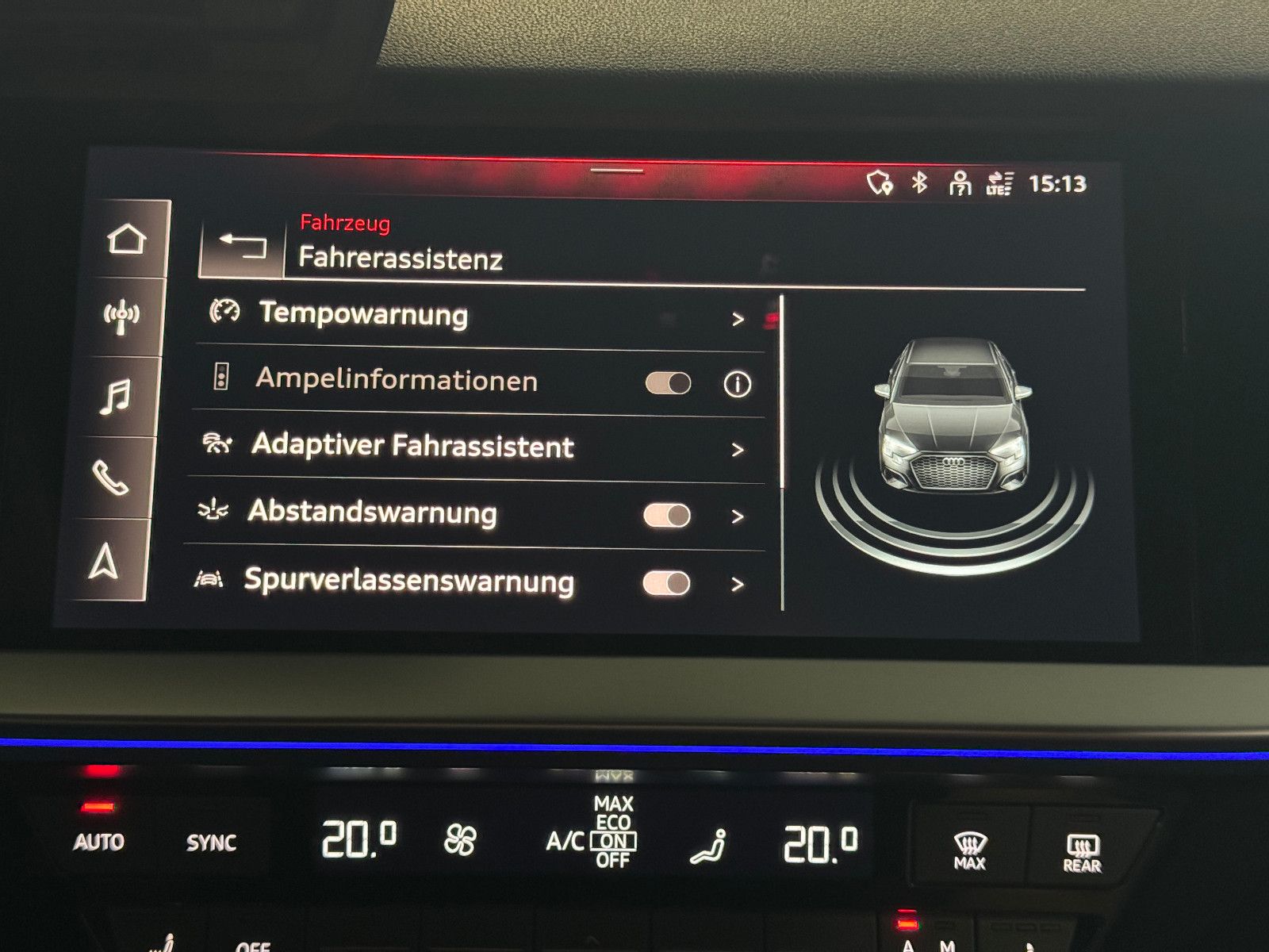 Fahrzeugabbildung Audi A3 40 TDI LIM. QUATTRO 3X S-LINE RS3 S-SITZE B&0