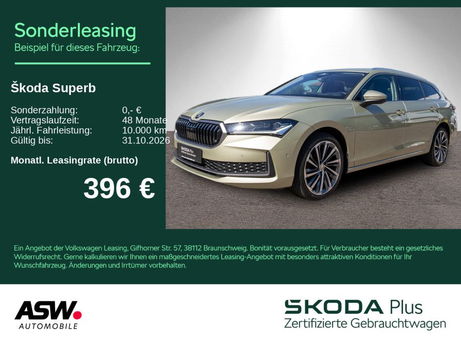 Skoda Superb Combi L&K 2.0TDI DSG LED NAVI PANO VC AHK