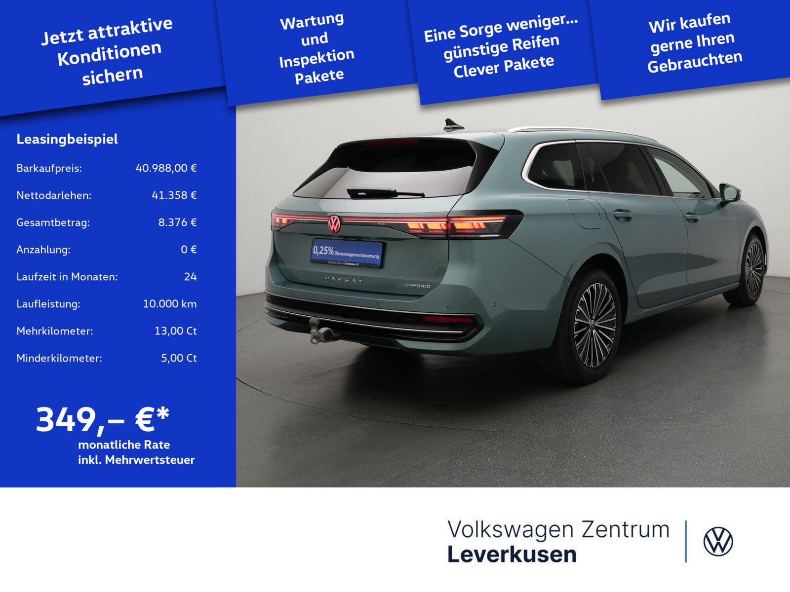 Volkswagen Passat eHybrid Elegance PANO MATRIX AHK ACC H K foto 2