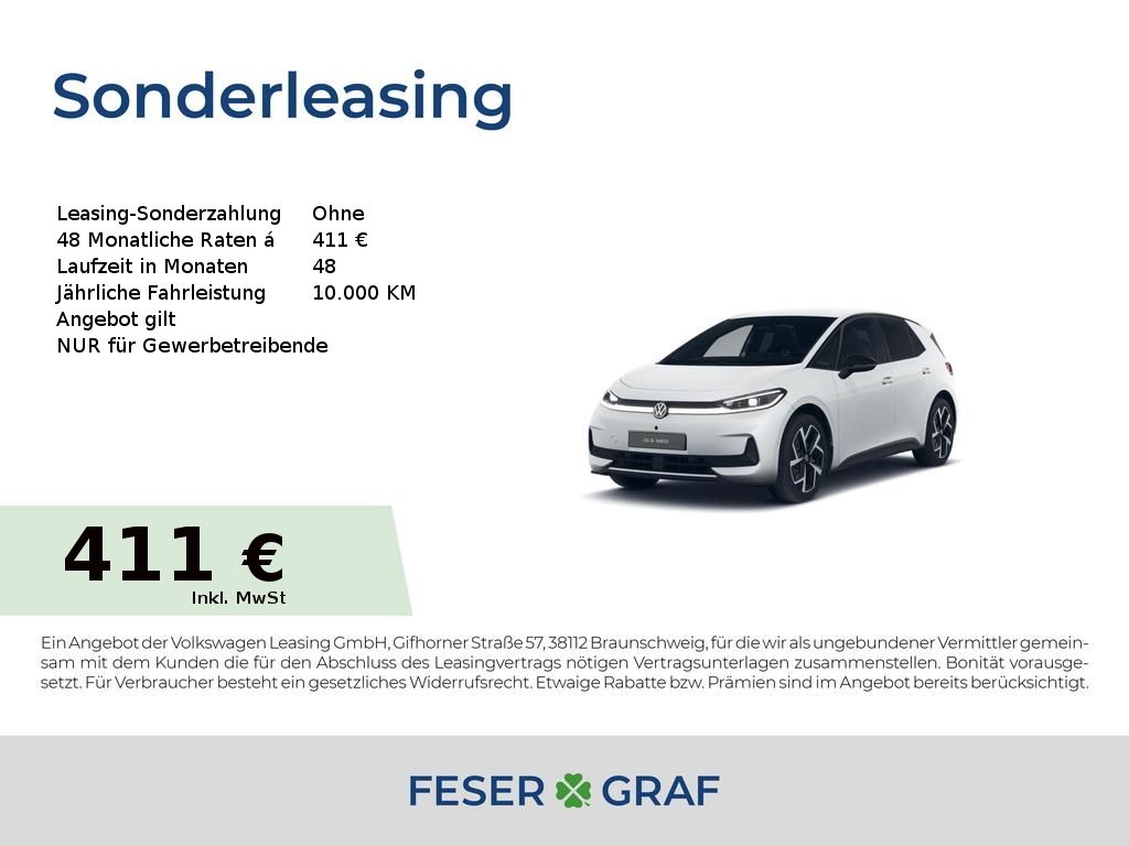 Volkswagen ID.3 Neo Style 190 PS 58 kWh 1-Gang-
