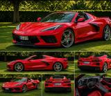 Corvette C8 - rote Corvette C8