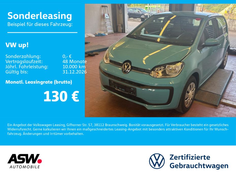 Volkswagen up! move up! 1.0 MPI KLIMA PDC RFK GRA DAB