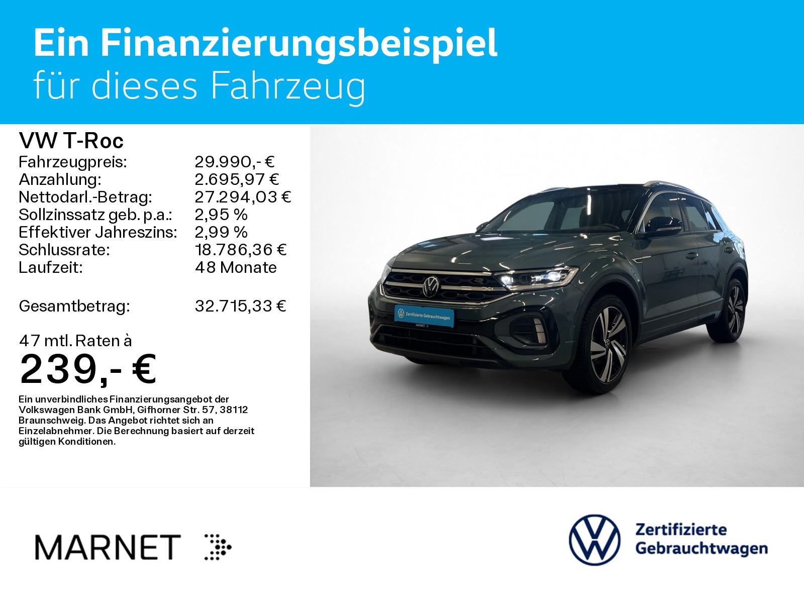 Volkswagen T-Roc 1.5 TSI R-Line DSG *Navi*AHK*StHZg*IQ-Driv, миниатюра 2