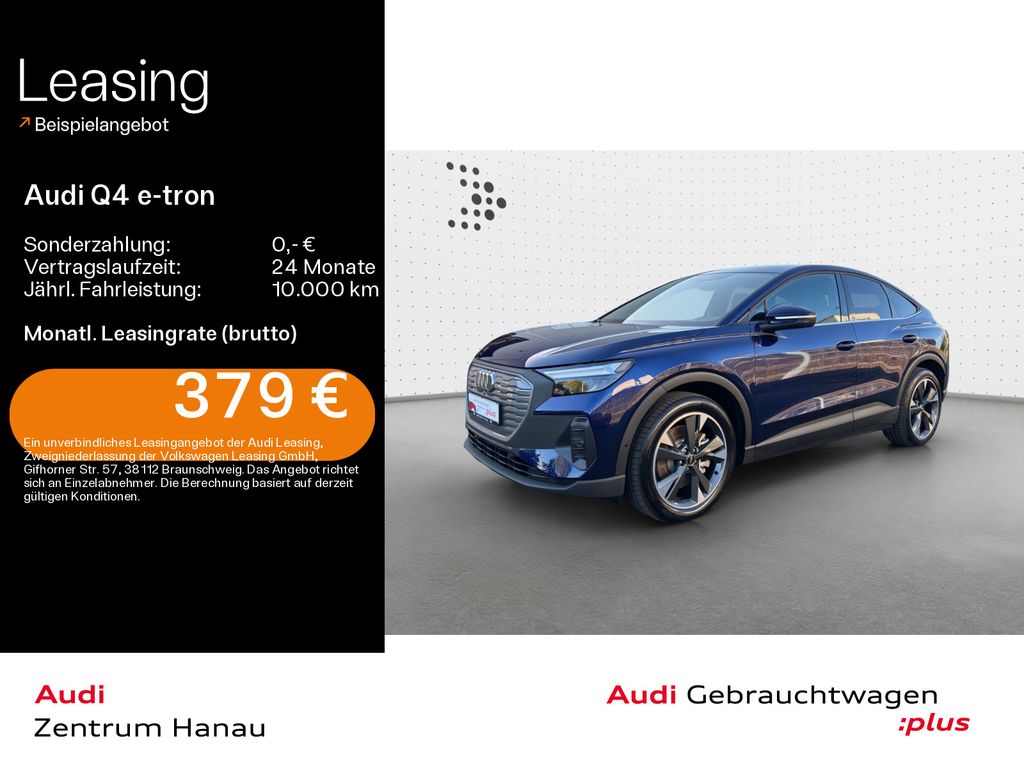 Audi Q4 e-tron Sportback 45*NAVI-PLUS*LED*AHK*20ZOLL