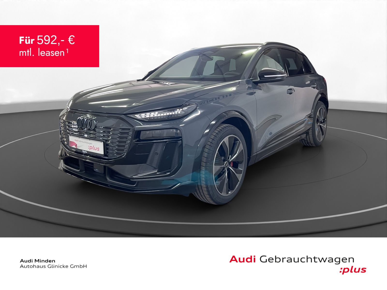 Audi Q6 e-tron edition one grey AHK Matrix LM 21" Nav
