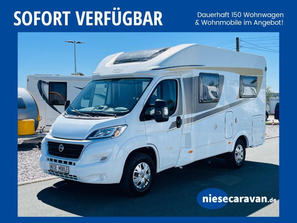 Carado T 135 FRANZ.BETT SAT TV MARKISE 
