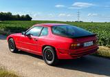 Porsche 924 mit BBS-Kit und H-Gutachten in Indischrot - rote Porsche 924