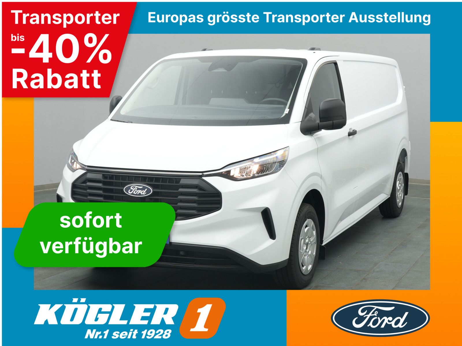Ford Transit Custom Kasten 280 L2 Trend 136PS -31%*