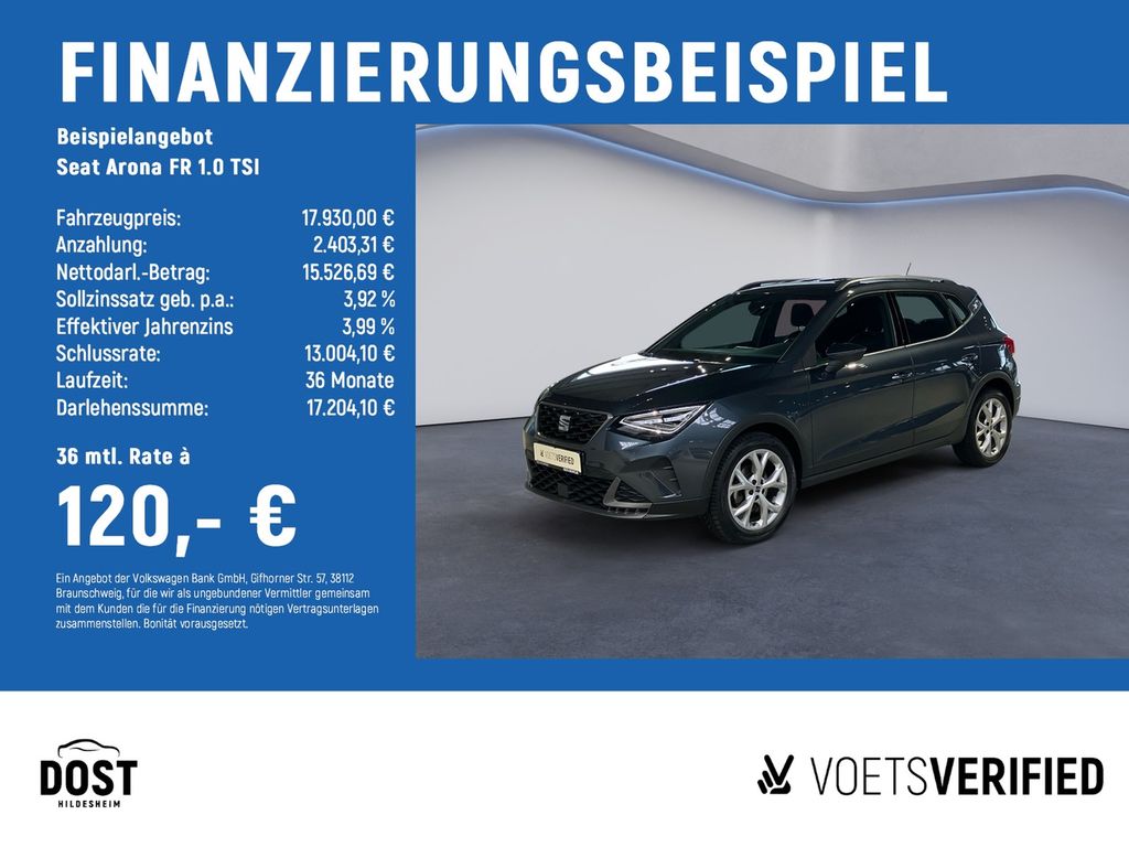 Arona FR 1.0 TSI SHZ+LED+ACC+KLIMA+PDC