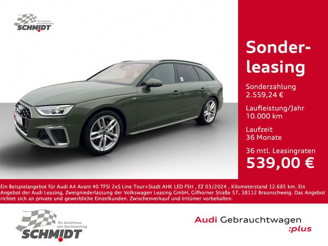 Audi A4 Avant 40 TFSI 2xS Line Tour+Stadt AHK LED FSH