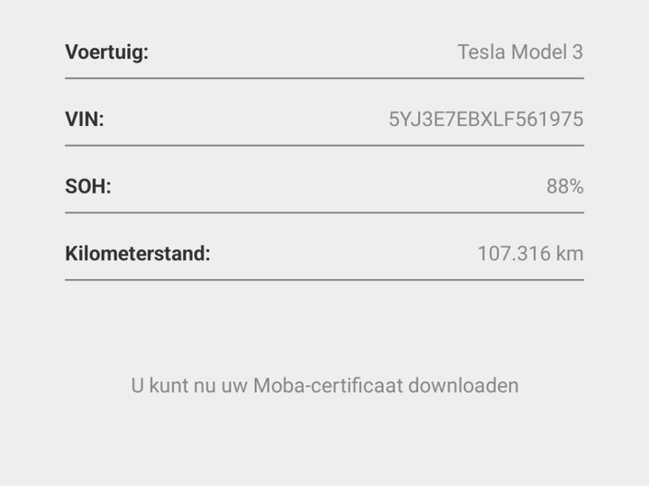 Tesla Model 3 Long-Range AWD 351pk 75 kWh 88% SoH [ TR imagem 2