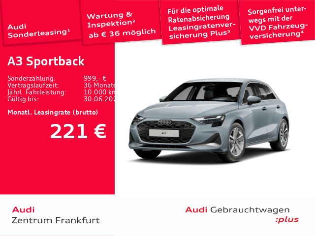 A3 Sportback 35 TDI advanced LED+NAVI+SHZ+KAMERA