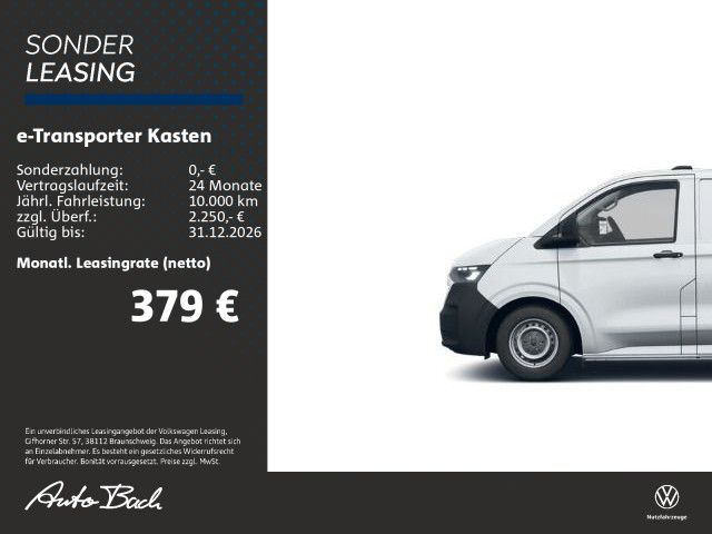 Volkswagen e-Transporter Kasten 100KW | 3-Sitze | App-Conne imagem 2