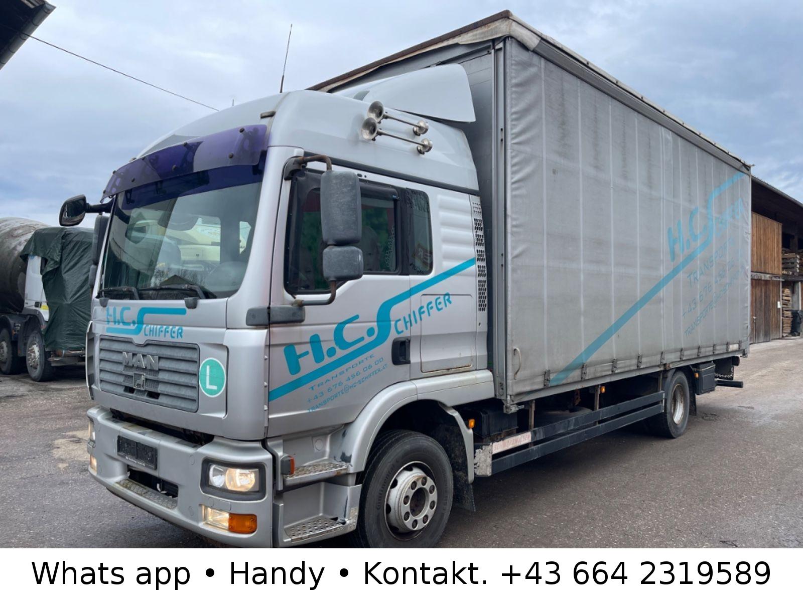 MAN TGM 12.240 4x2 BL Euro 4 Pritsche Plane Bj 2008