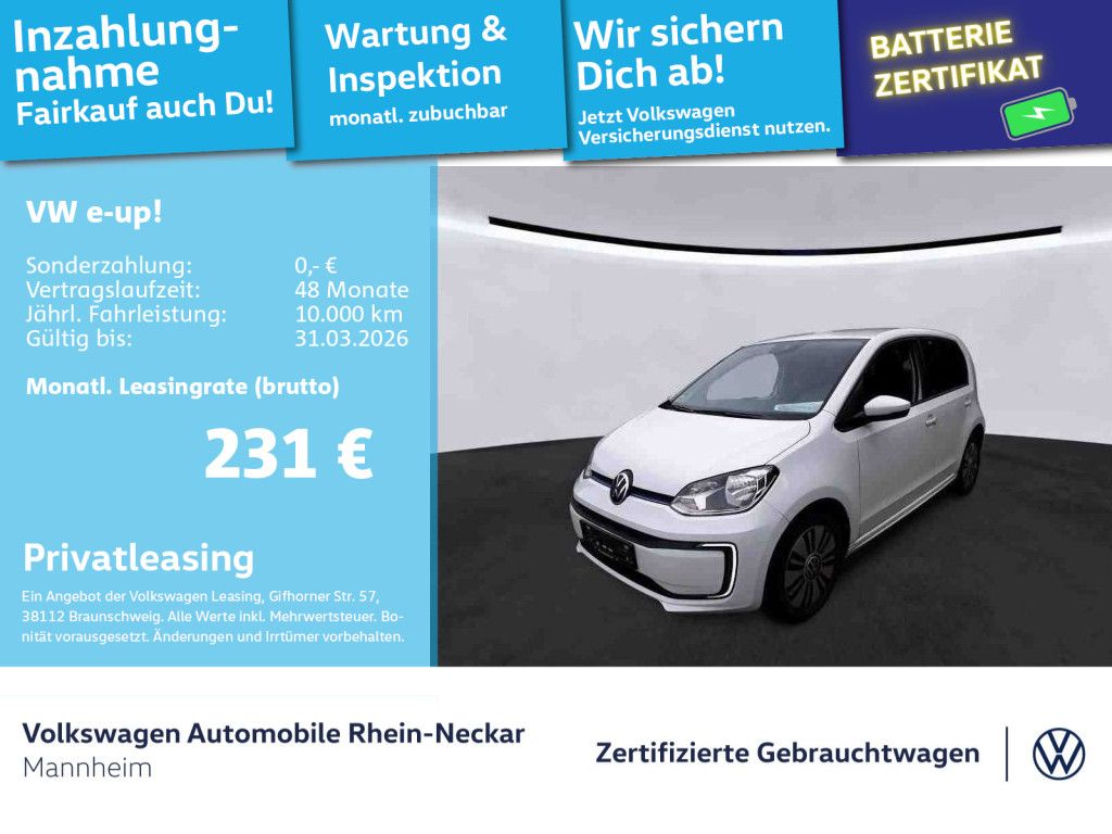 Volkswagen e-up! move up! 61kW Kamera PDC Sitzheizung uvm